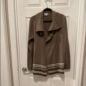 Croft & Barrow Brown Cardigan Sweater. Size L